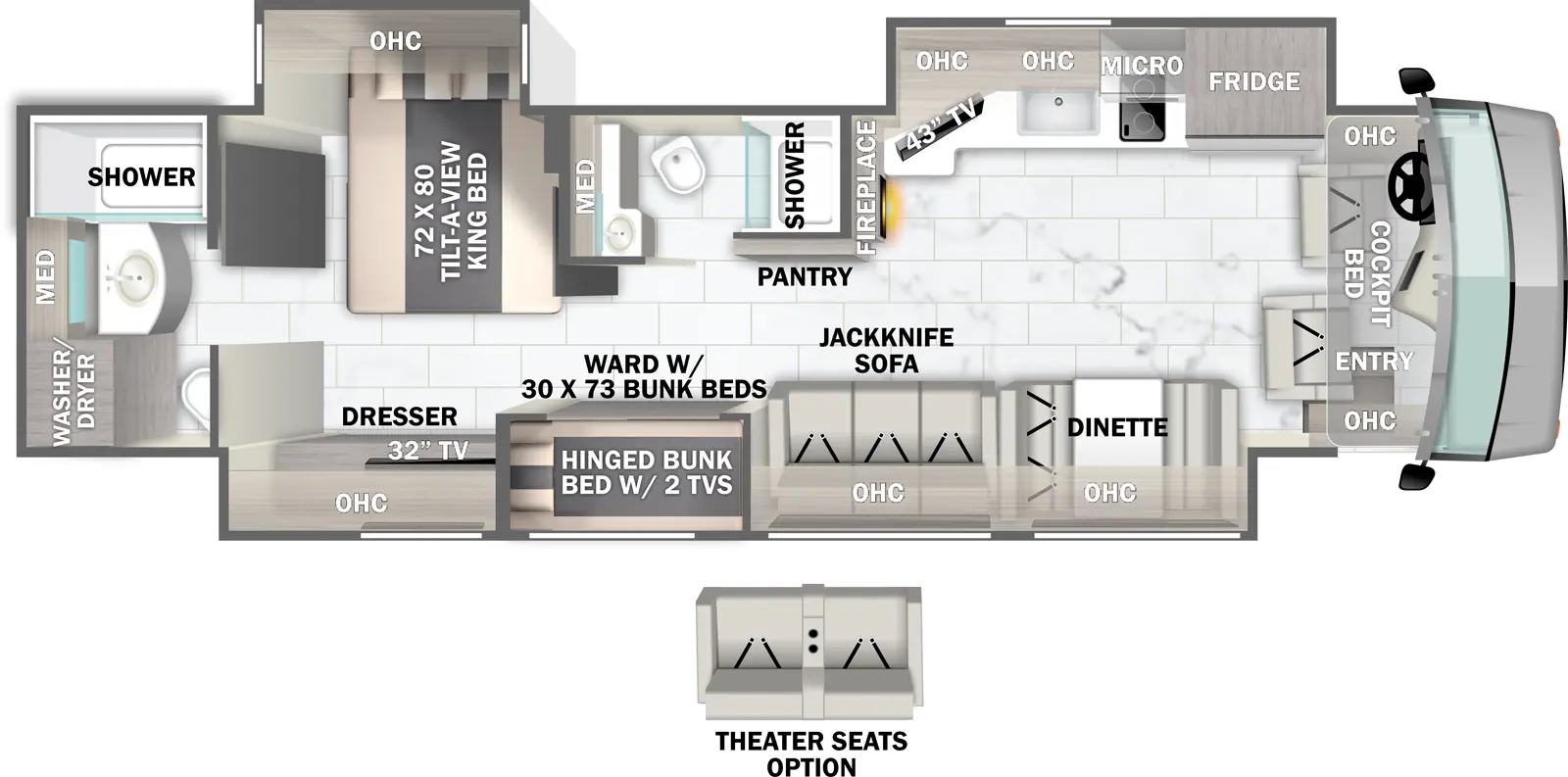 Berkshire Xl 40E Floorplan